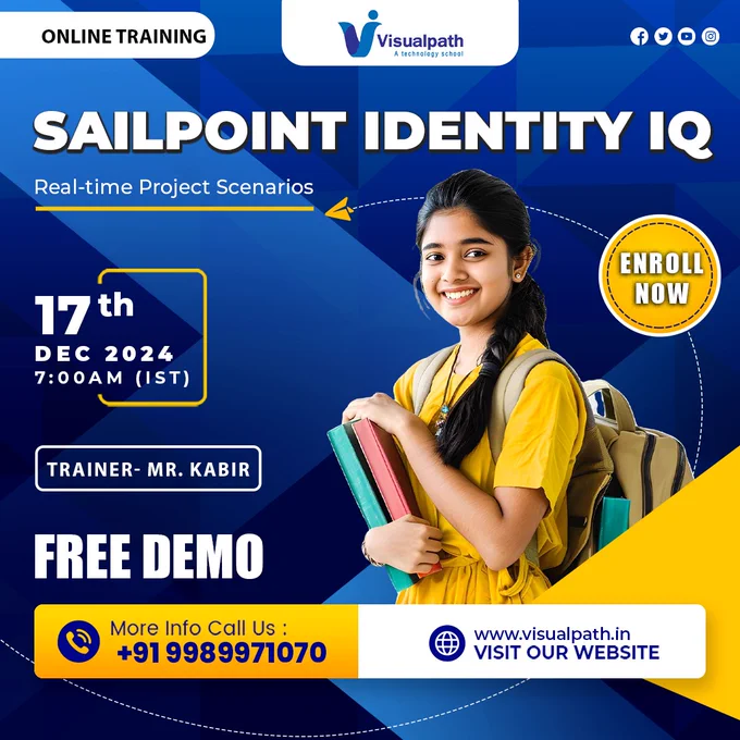 Join the link: https://meet.goto.com/657790981
Attend Online #FreeDemo on #sailpointidentityiq by Mr. kabir
Batch Date: 17 /12/2024 @7am IST.
Contact us:  919989971070
WhatsApp: https://www.whatsapp.com/catalog/919989971070
Visit us: https://www.visualpath.in/sailpoint-online-training.html


#SailPoint #sailpointidentity #IBMSecurity #IAM #clouds #cloudcomputing  #IIQ #onlinetraining  #debugging #education #visualpath #student #learning #software #ITSkills #newtechnology #SoftwareCourses #sailpointidentitynow  #softwaretraining #TechEducation #careerdevelopment #career #TechEducation #security
