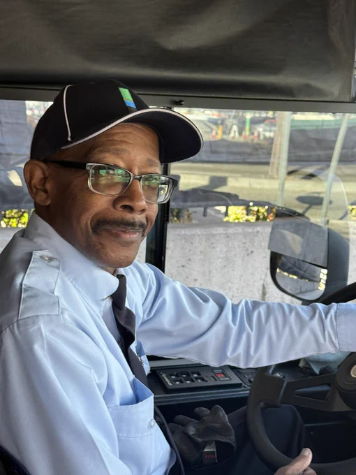 Edmond: bus driver, tour guide, customer service expert, rad human