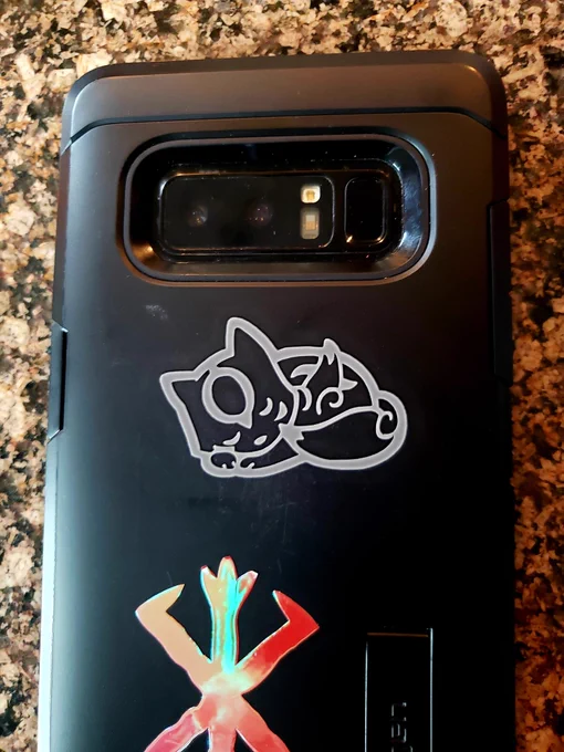 White Okami vinyl decal sticker