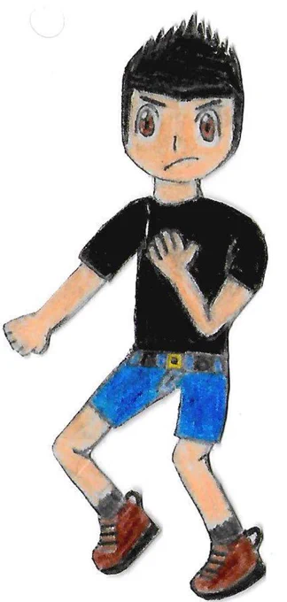 Ok Jack it's supposed to be a redesign of my original Sona with a more serious attitude you could tell with the facial expression and the more spiky hair and also with a name change because I wanted to make a joke what's the joke I'll tell you another time