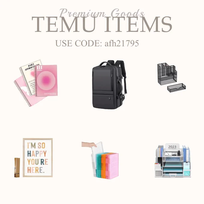 Temu items shopping | Aether Krest