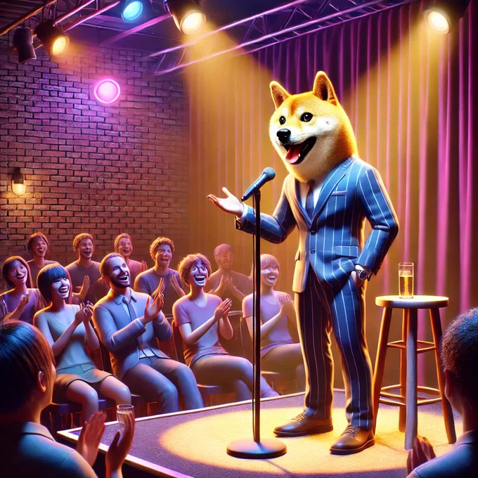 Doge comedian dog