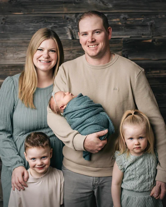 Cody Northam and family