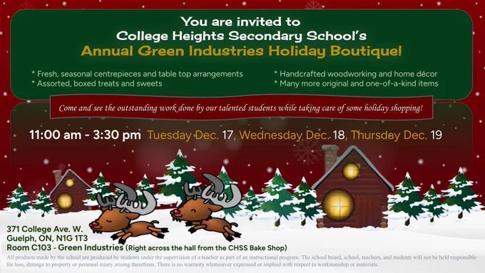 CHSS Holiday Boutique