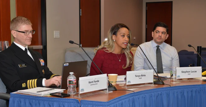 (L to R): Kent Forde, Tanya Birks, and Stephen Lucas