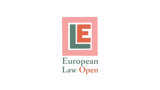 The logo of European Law Open: The letters E, L, and O nested in each other. 