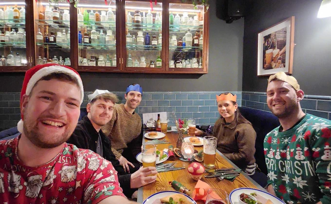 madeby.studio at christmas dinner