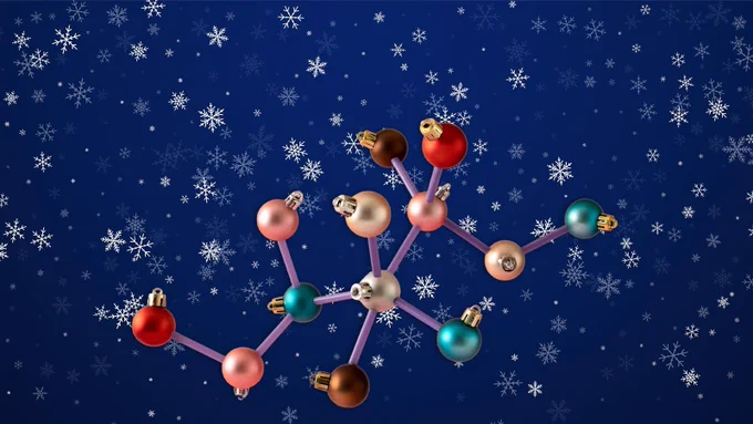Christmas chemistry, image from edu.rsc.org
