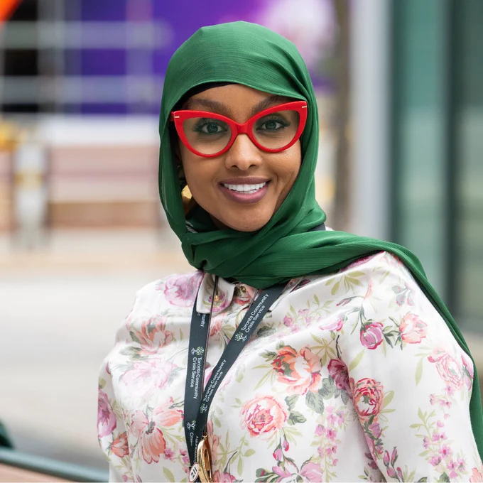 Photo of Amina, one of our mental health support workers.