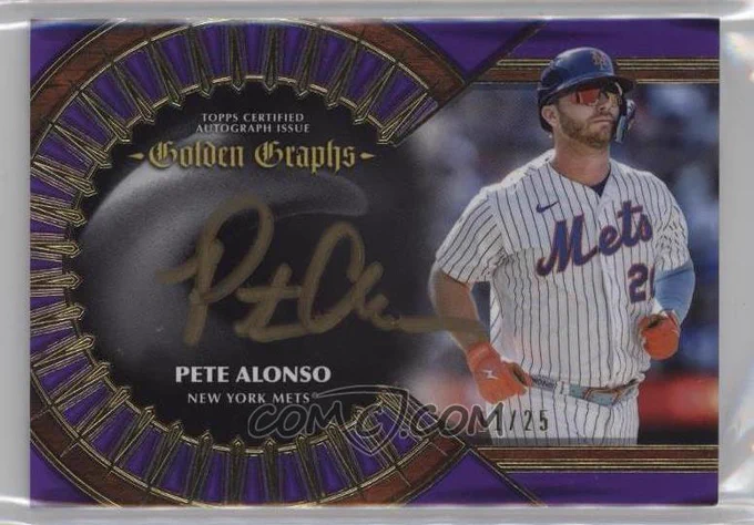 2023 Topps Five Star - Golden Graphs - Purple #GG-PA
Pete Alonso #/25