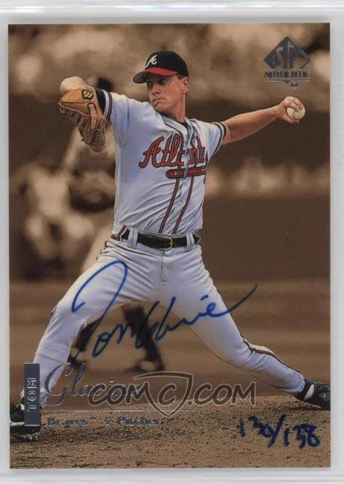 2000 SP Authentic - Autographed Buybacks #99SP-11
Tom Glavine (1999 SP Authentic) #/138