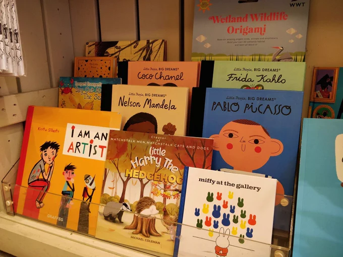 A selection of children's books. 