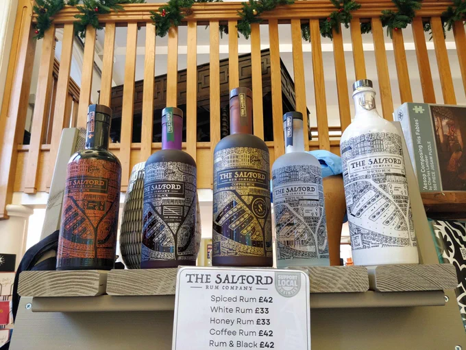 A selection of Salford rum. 