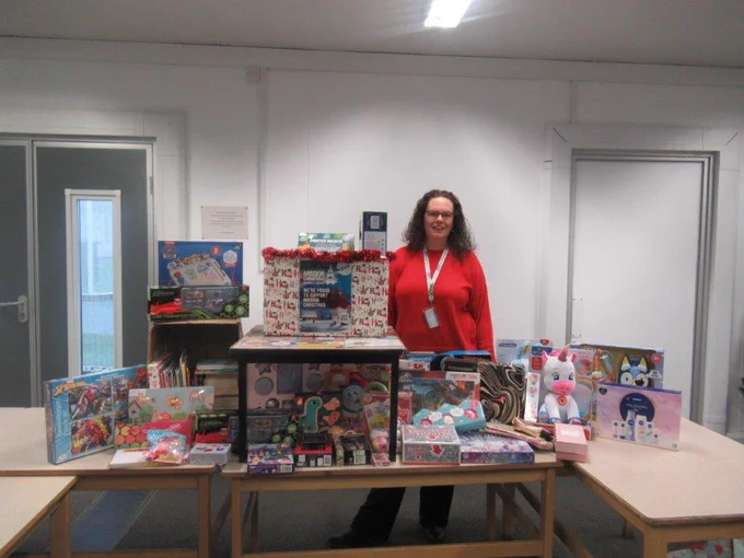 A collection of toys to be donated to Cash for Kids Mission Christmas campaign.