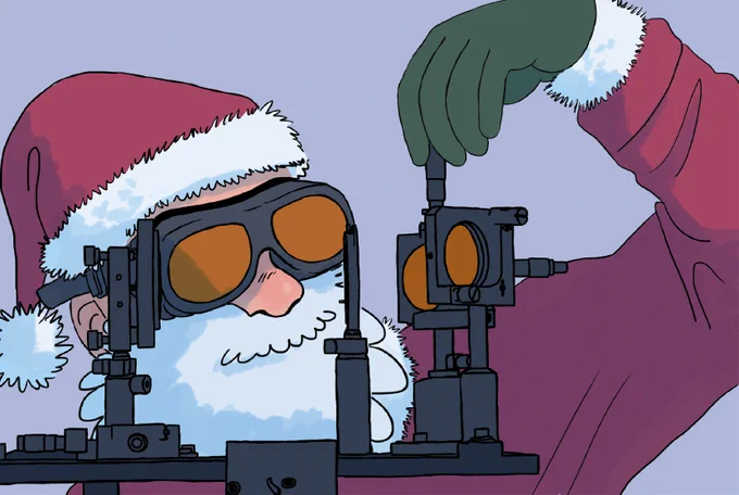 Santa Claus in the laser lab