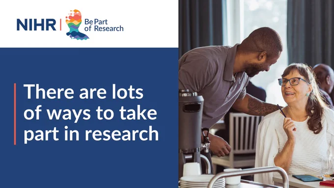 There are lots of ways to take part in research
