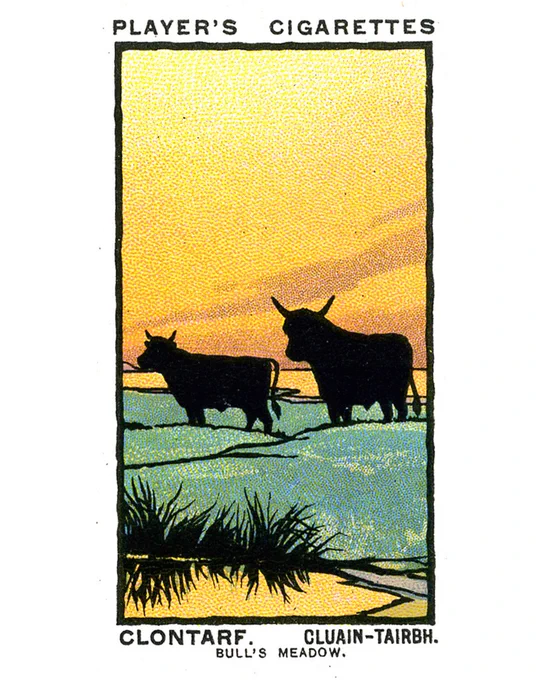 Our collection of cigarette cards contain images of Irish myths and legends as well as popular landmarks.
