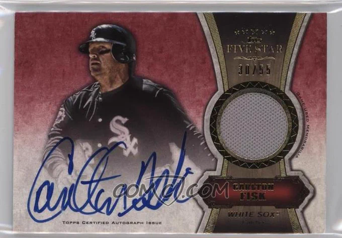2012 Topps Five Star - Autographed Relics - Gold #FSAR-CF
Carlton Fisk #/55