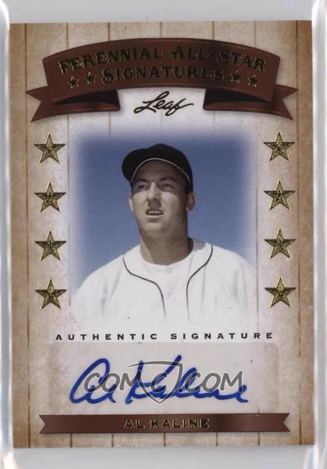 2011 Leaf Legends of Sport - Perennial All-Star Signatures - Gold #PE-1
Al Kaline #/18