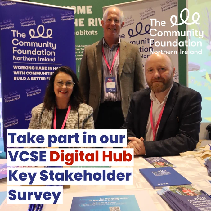 Bruce Hogg, Blu Zebra, Nadine Campbell and John O'Doherty CFNI.

Take part in our VCSE Digital Hub Key Stakeholder Survey