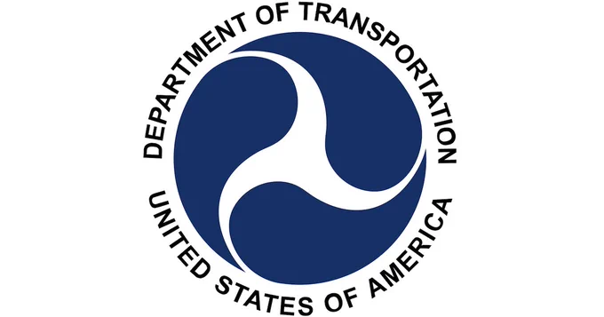 Logo of U.S. Department of Transportation.