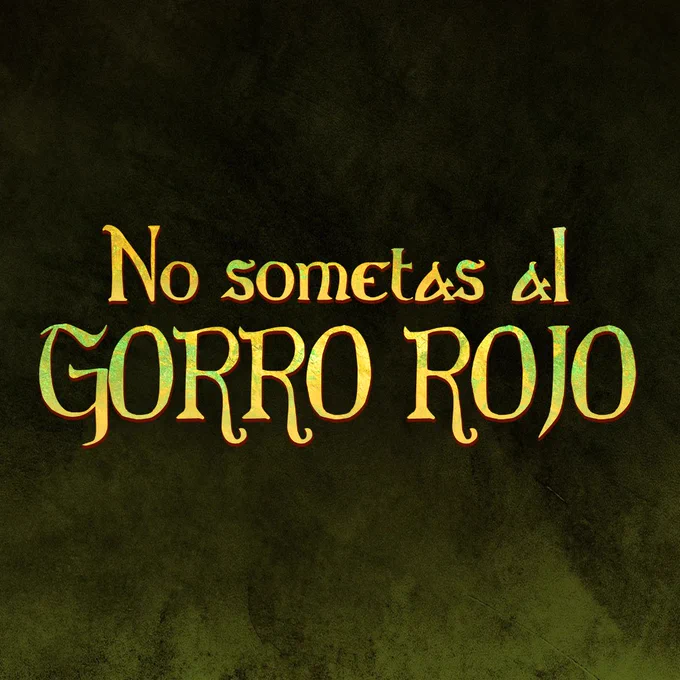 Imagen con el título del libro: 'No sometas al gorro rojo'
