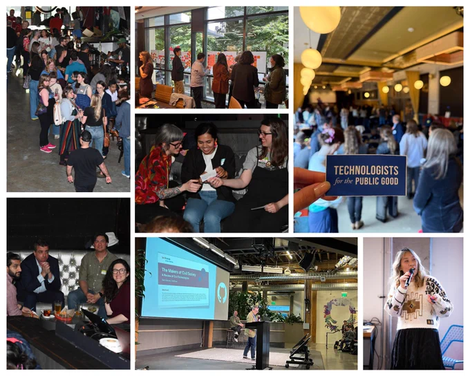Collage of photos from TPG 2024 events.