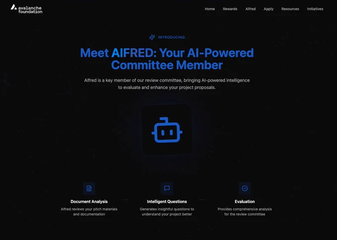 Even @AvalancheFDN is using AI to evaluate funding proposals with their latest accelerator program. 

Using AI to accelerate AI 🤖🤯