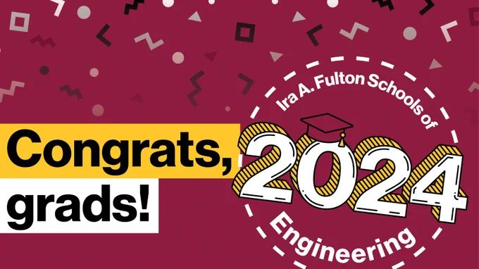 Maroon confetti graphic with the Class of 2024 stamp.