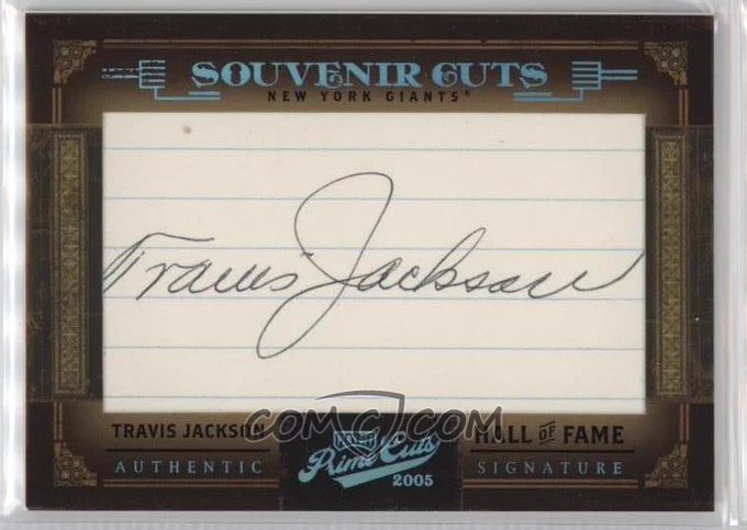 2005 Playoff Prime Cuts - Souvenir Cuts #SC-50
Travis Jackson #/50