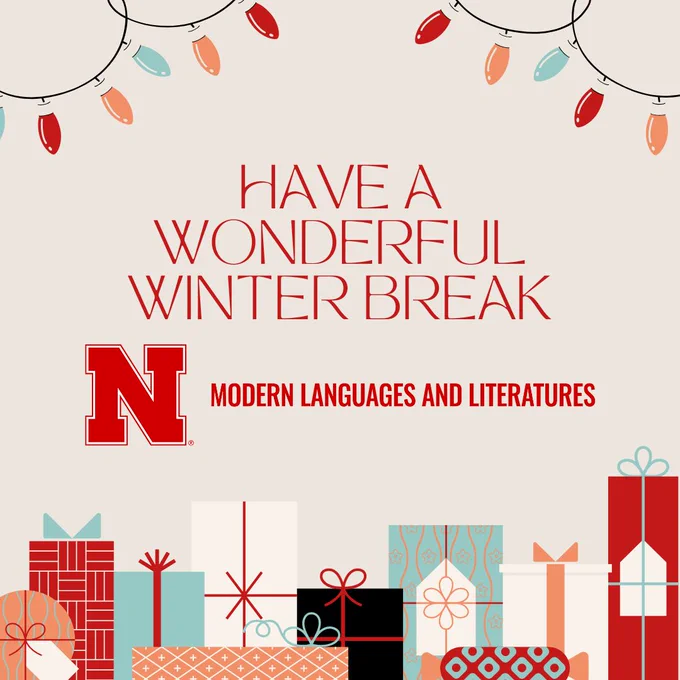 We wish you a wonderful and relaxing break! We will see you back on campus for the Spring semester!