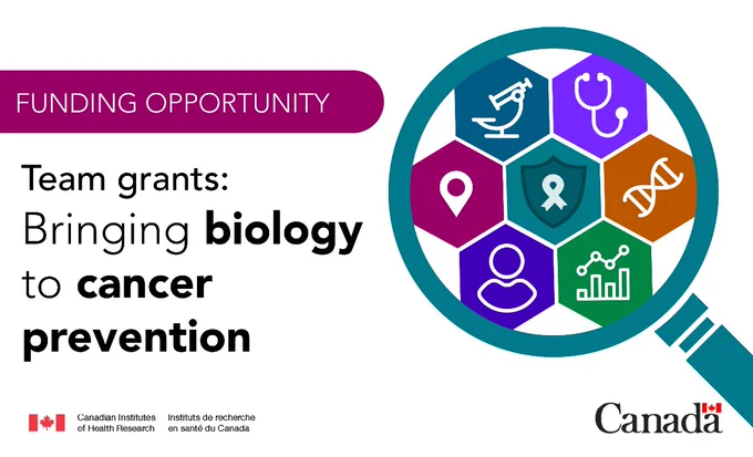Funding opportunity! Team grants: Bringing biology to cancer prevention