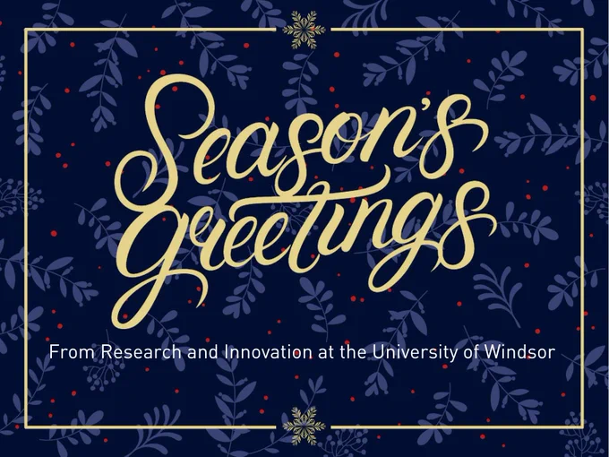 a holiday card that reads, Season's Greetings