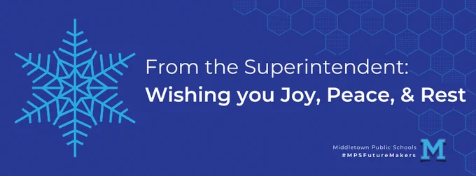 Holiday message from the Superintendent 2024