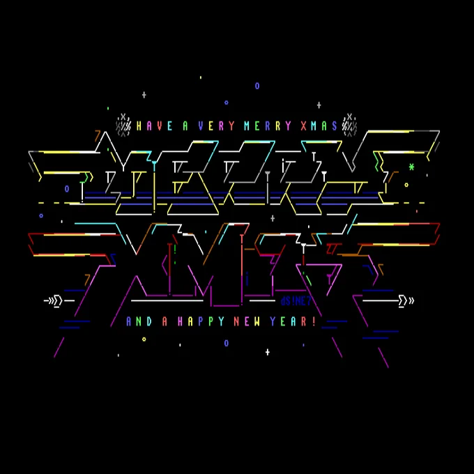 Merry XMAS Amiga ANSI by Ne7
