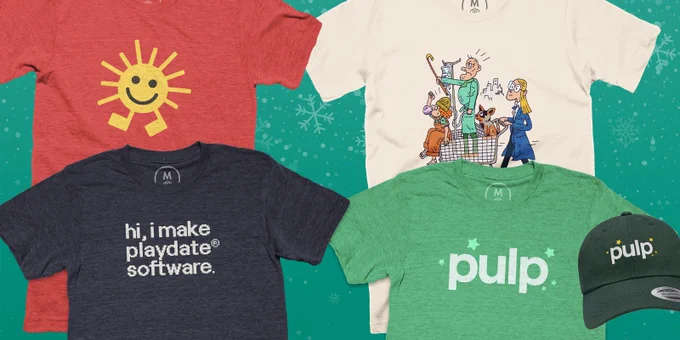 four shirt designs and a hat
