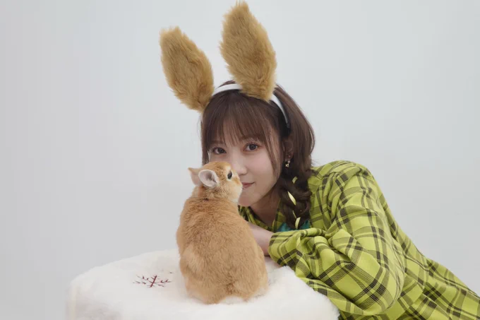 ありがとうピーターご馳走様です！
(うさちゃんの名前ピーターっていうんだって！)