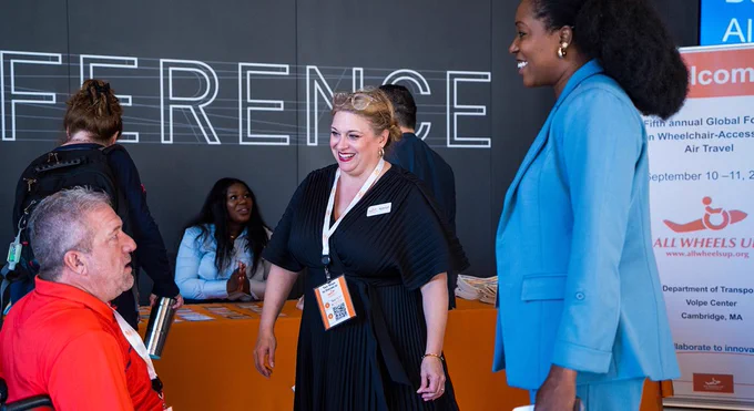 Image of Michele Erwin and Dave Stevens at our 2024 Global Forum.
