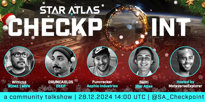 Star Atlas: Checkpoint — The annual community talkshow!
