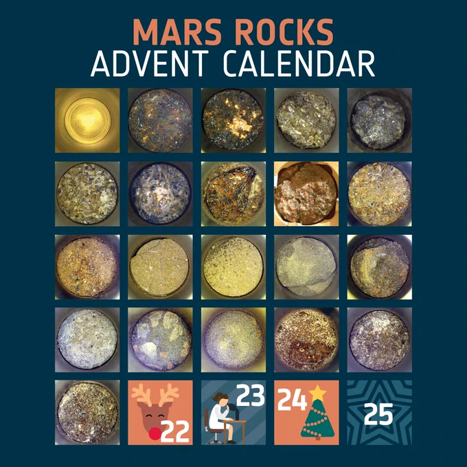 Mars rocks advent calendar, day 21. 