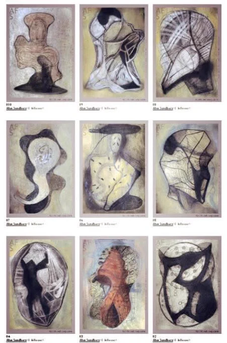 Sculpture works on paper #AlanSundberg #art #design #PrattInstitute