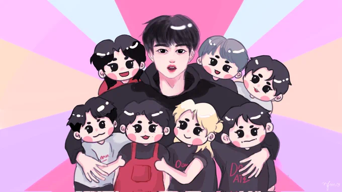 The members came and join a hugs