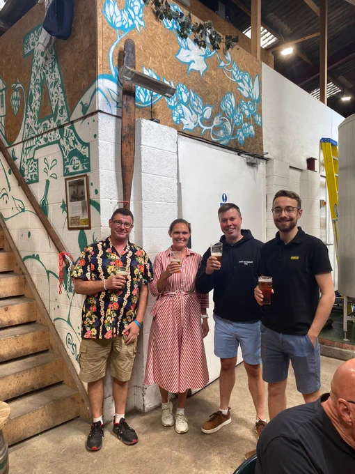 Luke Charters MP at Ainsty Ales