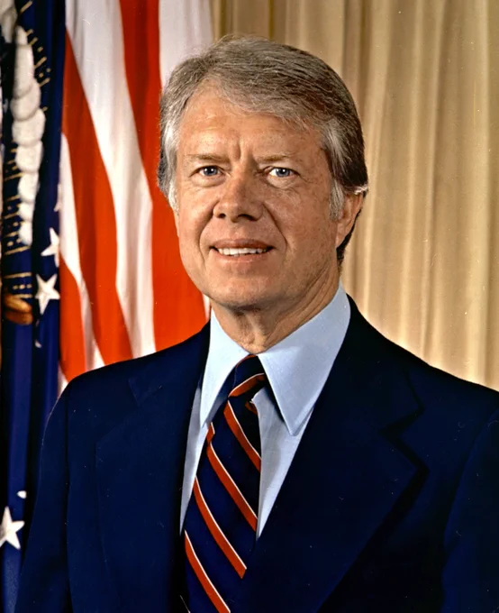 An image shows President Jimmy Carter.