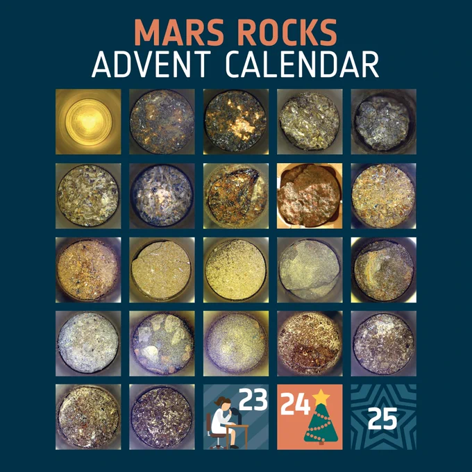 Mars rocks advent calendar, day 22.
