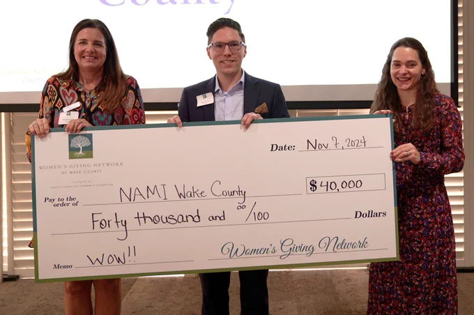 NAMI Grant Check presentation