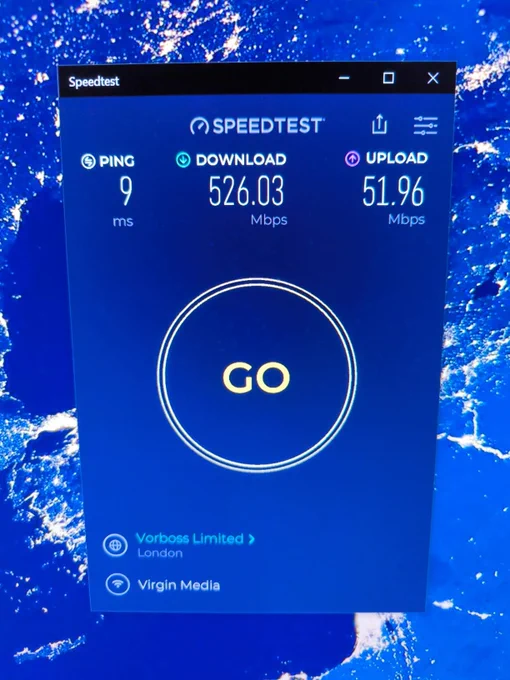 Installation was a breeze. Just plug it into a USB 3.0 port, the adaptor will then show up as a drive. Open the drive and run the install file. Reboot the machine and your done.As you can see from the picture im now getting over 500mbps 1 floor up from my router.