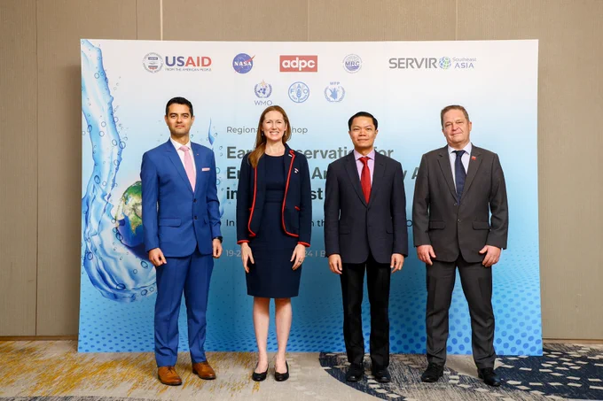 Celebrated USAID-NASA-ADPC-MRC Collaboration and Achievements on Satellite Applications for Flood and Drought Management in Bangkok.