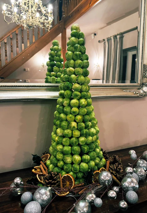 Croquembouche of Brusssls Sprouts