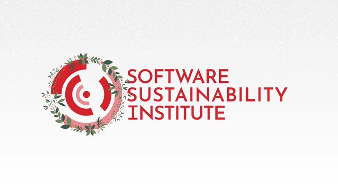 SSI Logo, a festive wreath and snow falling in the background